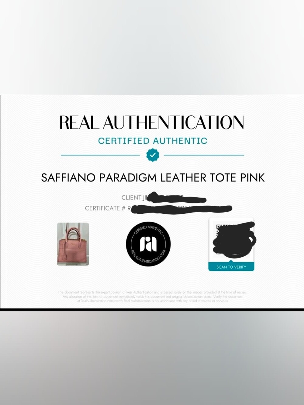 Prada Paradigm Saffiano Leather Tote Pink Authentic Crossbody Satchel - Picture 15 of 15